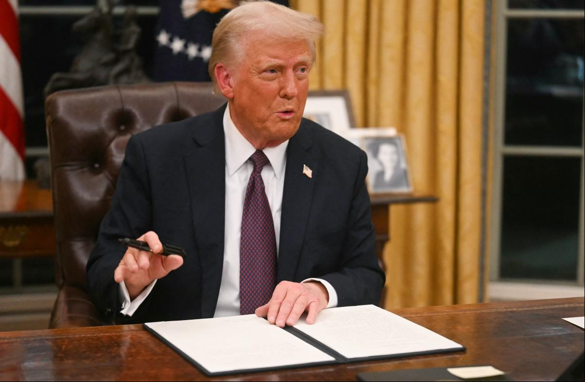 Trump já havia citado o Brasil em novembro, após ser eleito, como exemplo de país com excesso de tarifas (Foto/AFP or licensors)