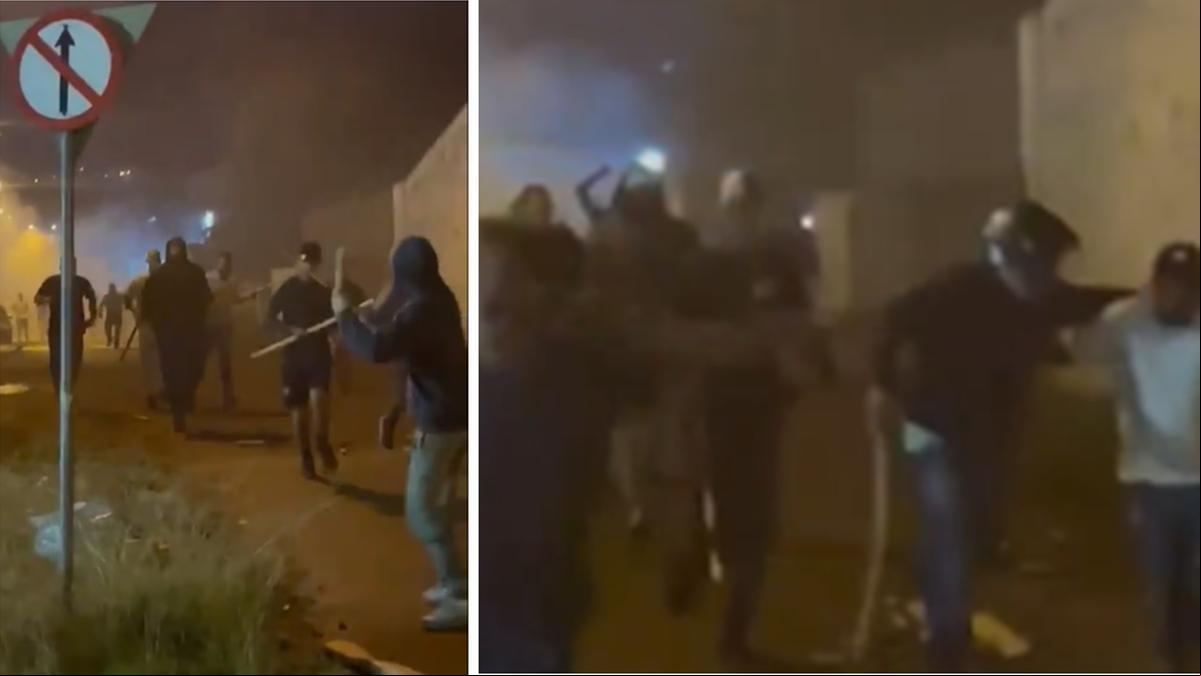 A briga aconteceu em Ponta Grossa no Paraná. (Foto/Reprodução)