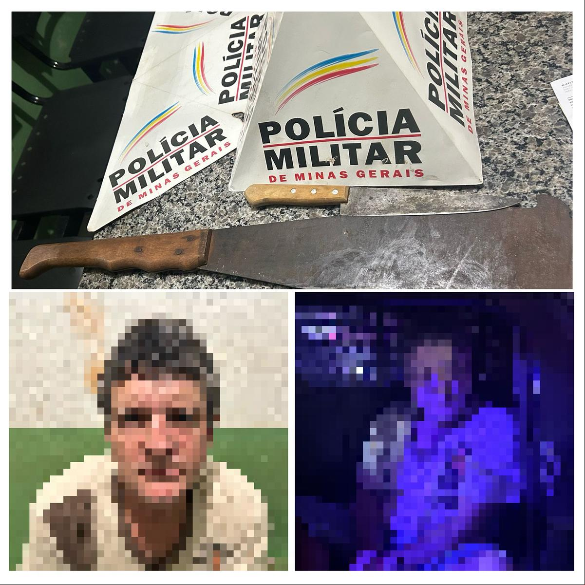 A guarnição se dirigiu até a residência do casal e, ao chegar, encontrou o suspeito trancado em seu quarto. (Foto/Divulgação)