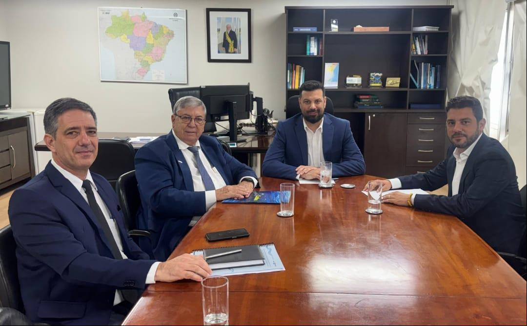 Captação de recursos levou Rui Ramos e Marcos Jammal ao Ministério das Cidades (Foto/Divulgação)