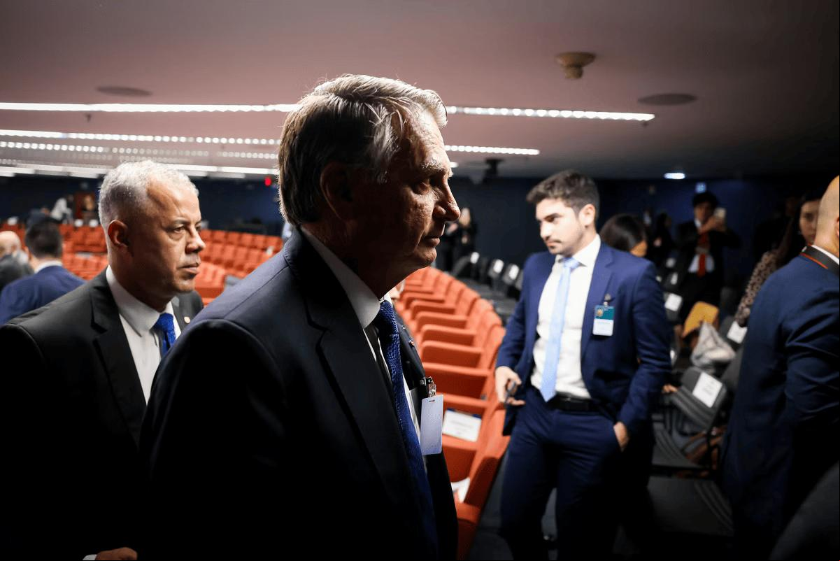 O ex-presidente Jair Bolsonaro participou das sessões da Primeira Turma do Supremo Tribunal Federal (STF) (Foto/Gustavo Moreno/STF)