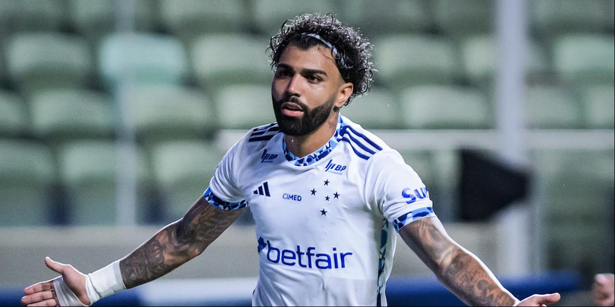 Gabigol começou bem marcando um dos gols do Cruzeiro (Foto/Gustavo Aleixo)