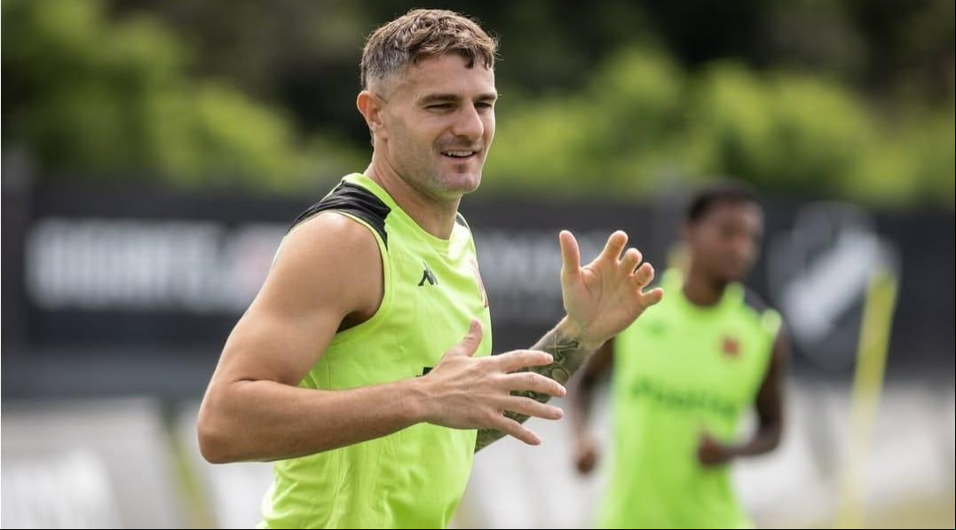 Vegetti foi o grande nome do jogo dando a vitória ao Vasco da Gama (Foto/Dikran Sahagian/CRVG)