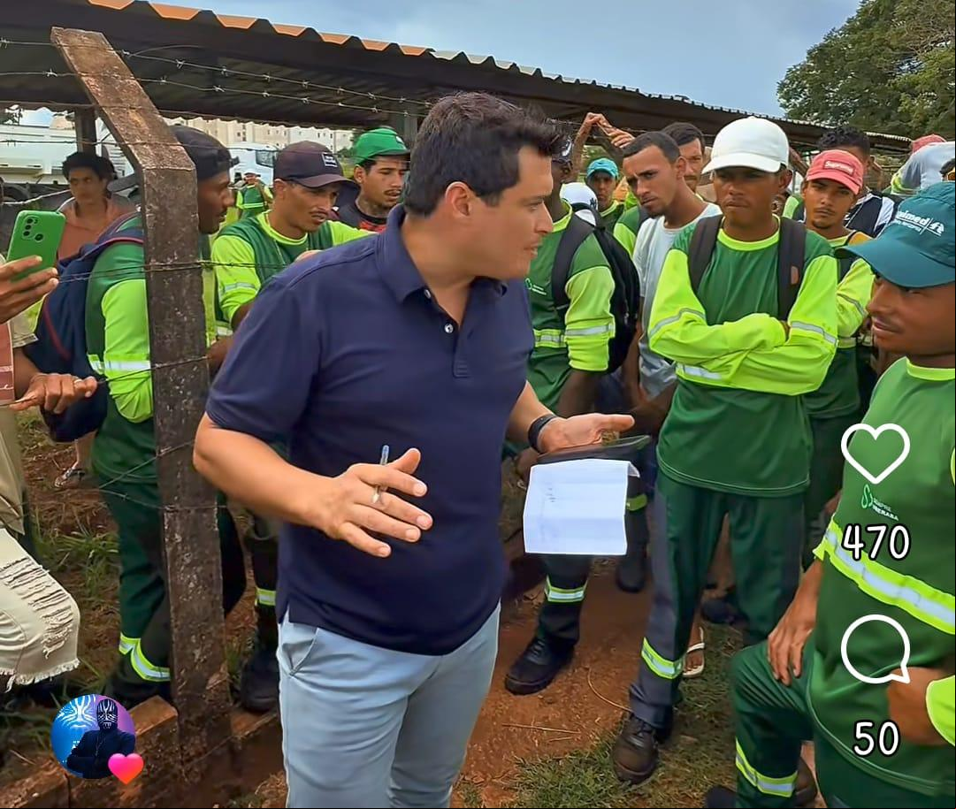 Coletores de lixo recorrem à intermediação de Mariscal (Foto/Divulgação)