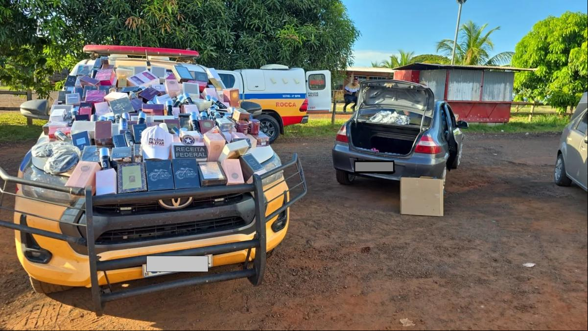 O objetivo da operação foi intensificar o combate ao tráfico de drogas, contrabando, descaminho, porte ilegal de armas e à localização de foragidos da justiça (Foto/Divulgação)