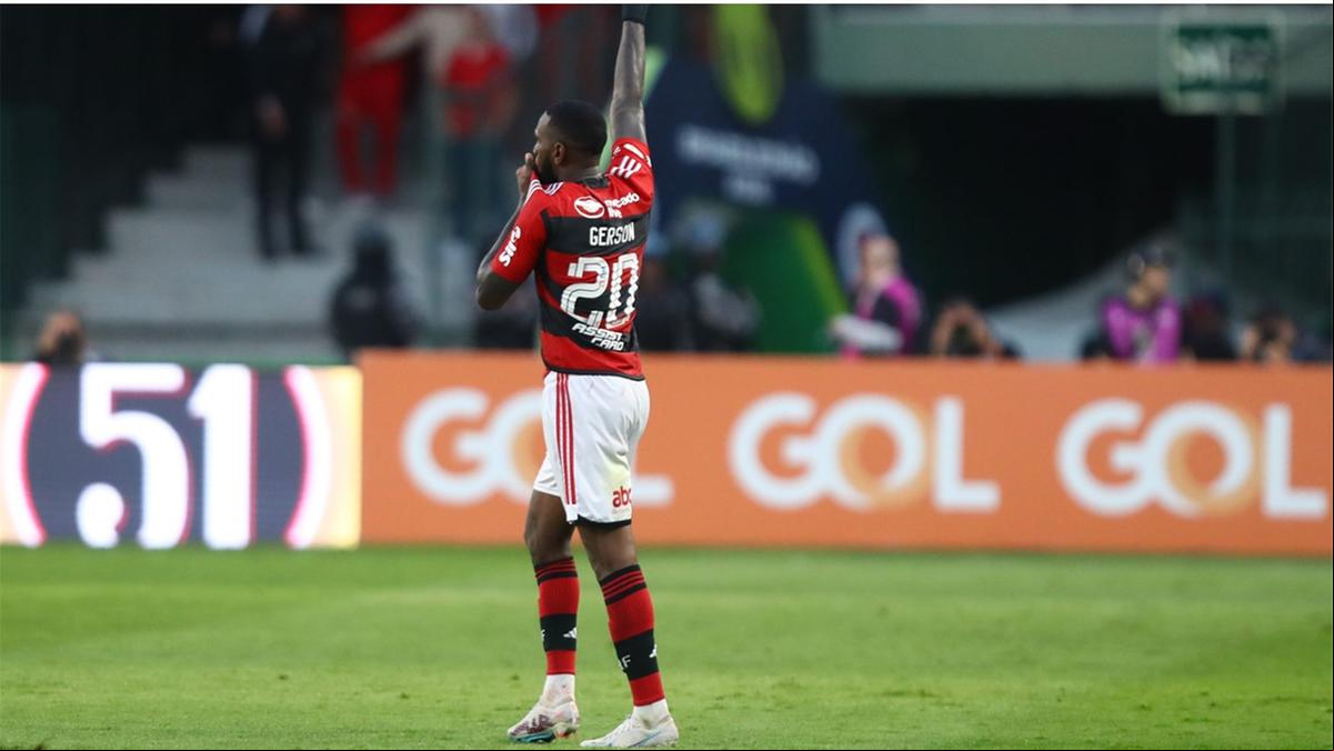 Gerson vinha treinando isoladamente, mas o clube optou pela prevenção para evitar problemas futuros (Foto/Reprodução TV)