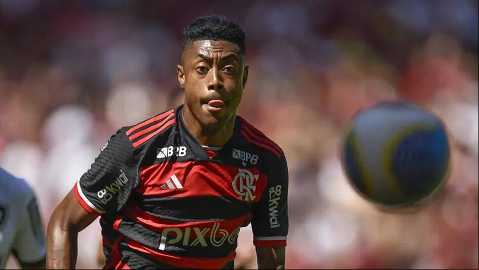 Bruno Henrique, sempre ele, decidindo os jogos pelo Flamengo principalmente nos minutos finais das partidas (Foto/Marcelo Cortes/Flamengo)