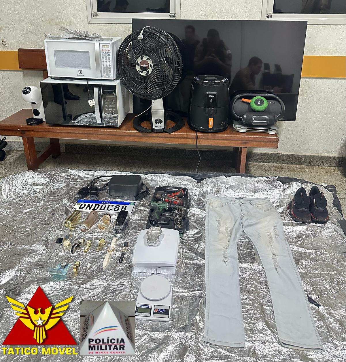 O homem já possui histórico de reincidência em crimes patrimoniais e estaria envolvido em uma série de furtos a residências (Foto/Divulgação)