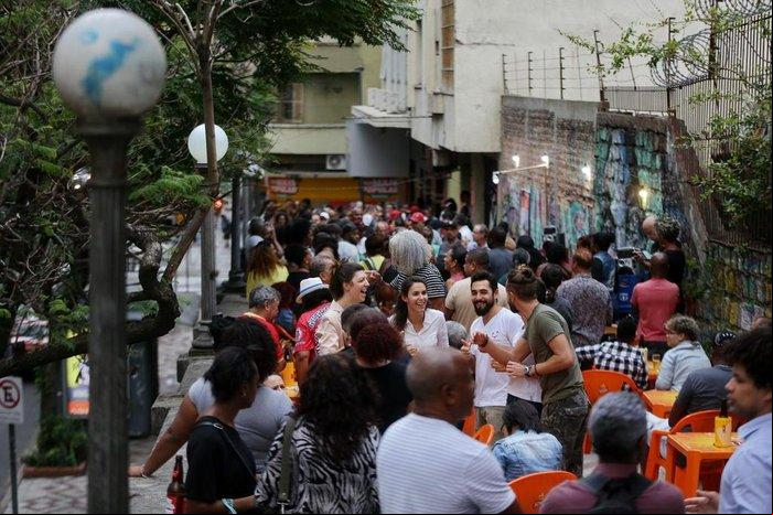 A briga teria acontecido no bairro Cidade Baixa, região boêmia de Porto Alegre (Foto/Camila Domingues Agencia RBS)
