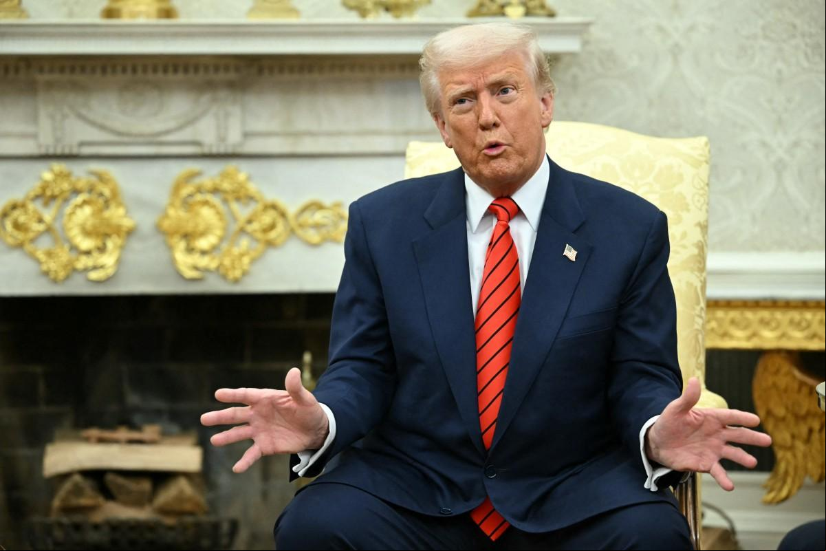 Trump defende aumento de tarifas para outros países como forma de reciprocidade comercial, segundo ele (Foto/Mandel NGAN/AFP)