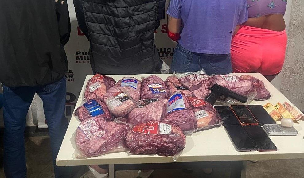 Após ação rápida da Polícia Militar, os suspeitos foram localizados e produtos furtados, devidamente recuperados  (Foto/Divulgação)