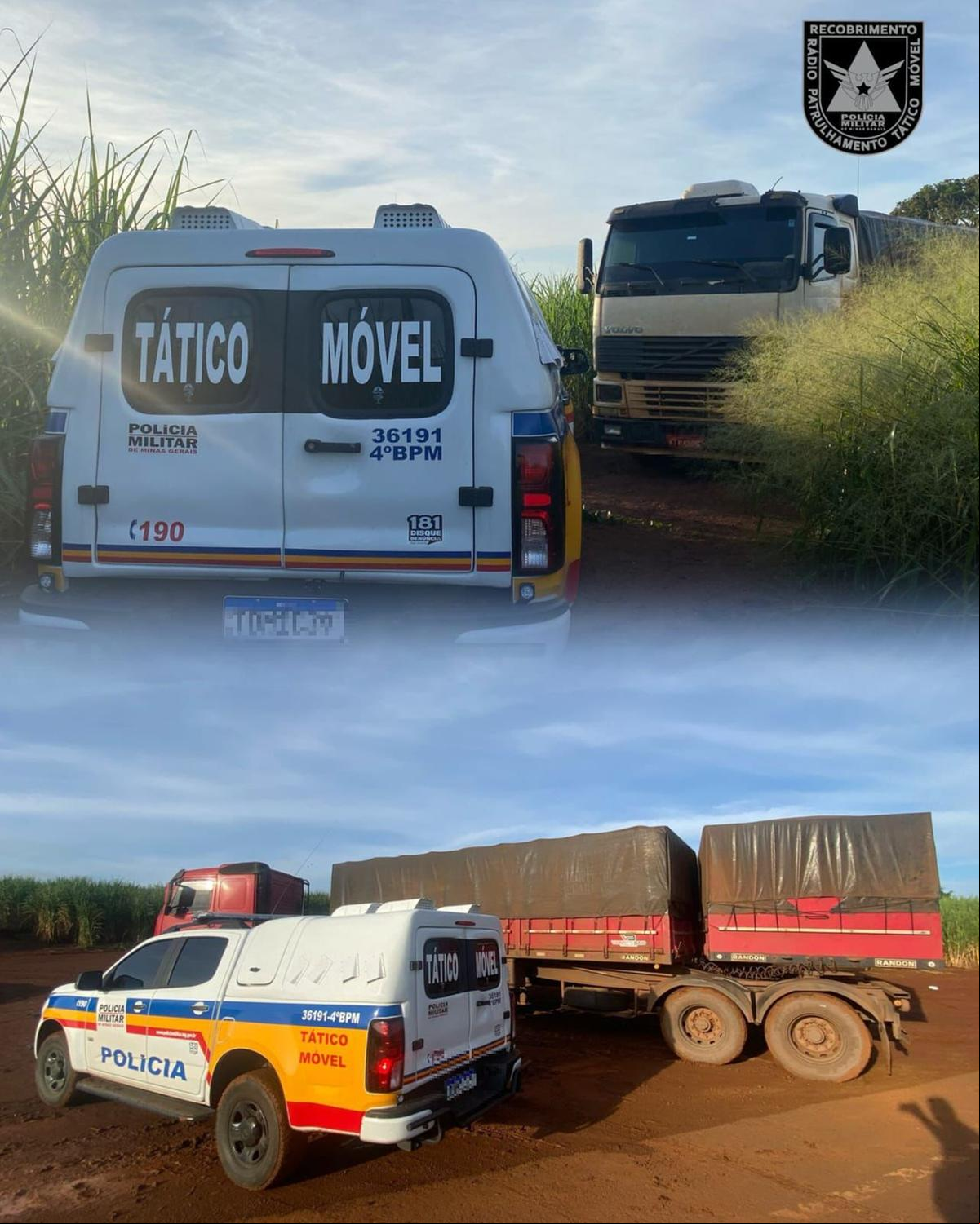 Suspeitos estavam armados quando abordaram os motoristas. (Foto/Divulgação)