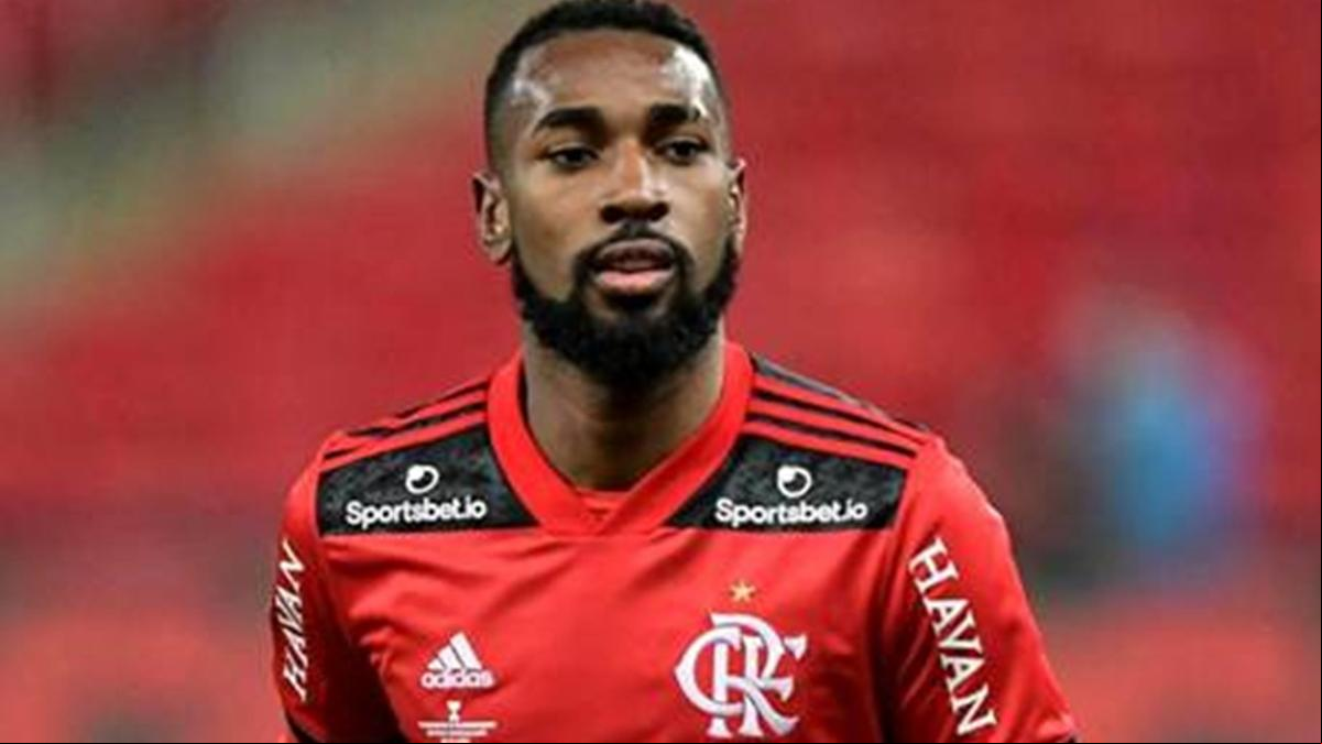 Flamengo abusou muito dos erros ontem na Argentina e foi castigado com o empate. Gerson foi um dos piores em campo (Foto/Reprodução TV)