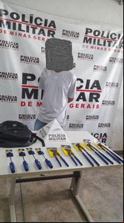 O suspeito é conhecido por envolvimento recorrente em crimes patrimoniais. (Foto/Divulgação)